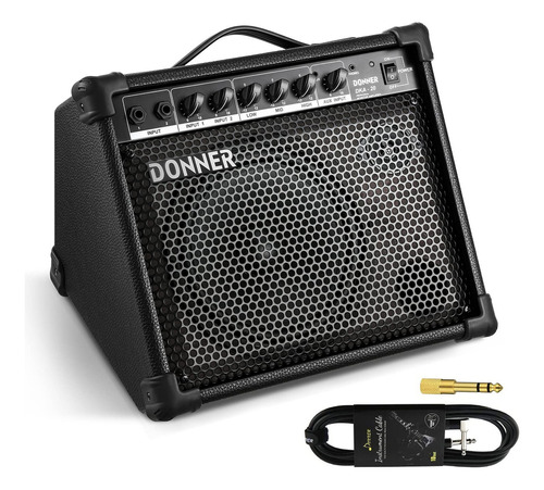 Donner Dka-20 - Amplificador De Teclado De 20 W, Amplificado