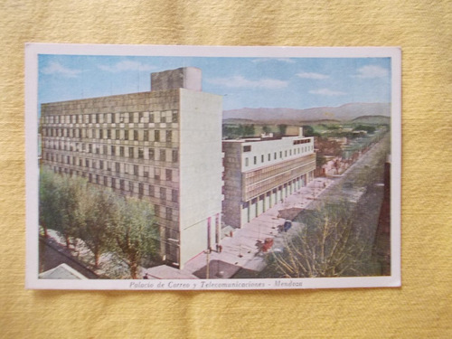 2565- Postal Mendoza Palacio, Correo S/ Circular Sudamer Nº6