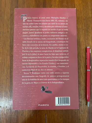 Mariquita Sánchez Martín Thompson Teresa Rodríguez Impecable (Usado)