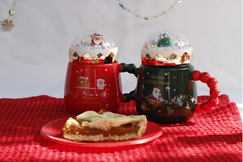 Tazas Navideñas, Cerámica Importada, Ideales Para Regalar