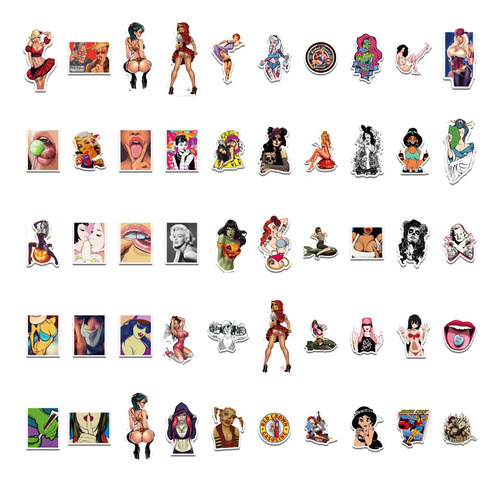 Pegatinas Impermeables De Anime Hentai Tease Calcomanía De