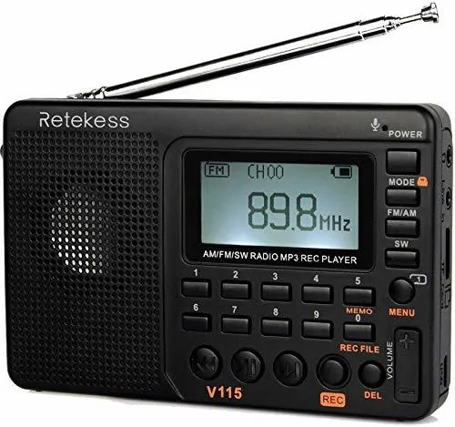 comprar Sintonizador Digital De Radio Recargable Grabaci¢n De ...