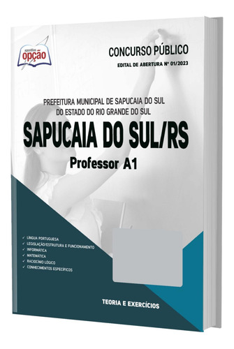 Apostila Prefeitura Sapucaia Do Sul Rs 2023 - Professor A1