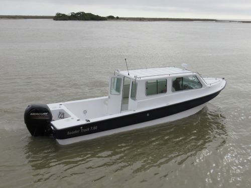 Imagen 12 de 15 de Lancha Tracker Cabinada Baader Track 780 Trabajo, Transporte