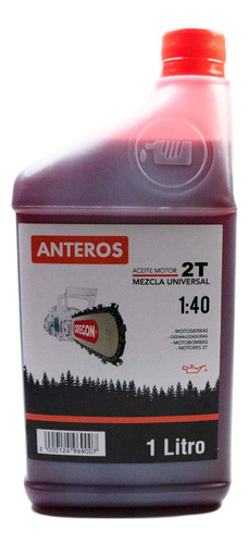 Aceite Mezcla Motosierra, Orilladora, Desbrozadora 1l