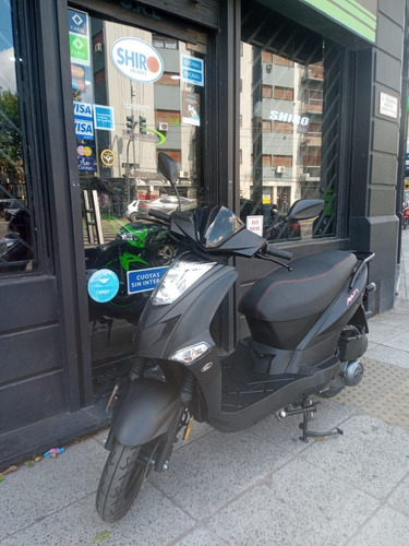 Imagen 3 de 20 de Kymco Agility 125 Okm Ahora Cordasco Negro Mate