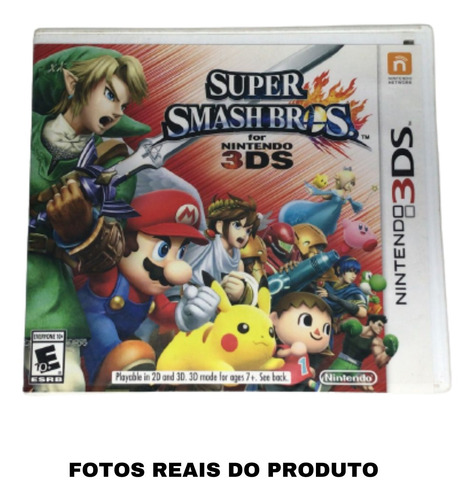 Jogo Super Smash Bros Nintendo 3ds