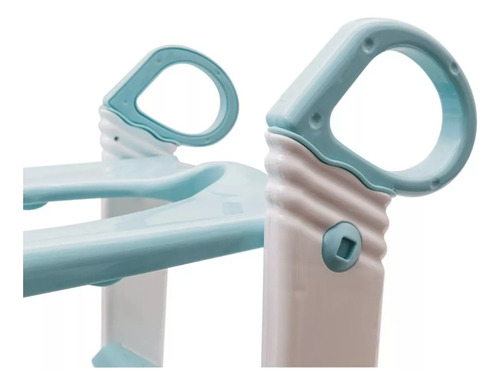 Assento Redutor Infantil Antiderrapante Com Escada Buba Azul