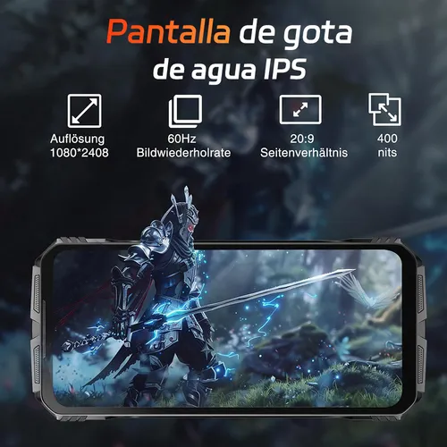 Teléfono Inteligente Robusto Doogee S Cyber 4g De 20 Gb (8+1