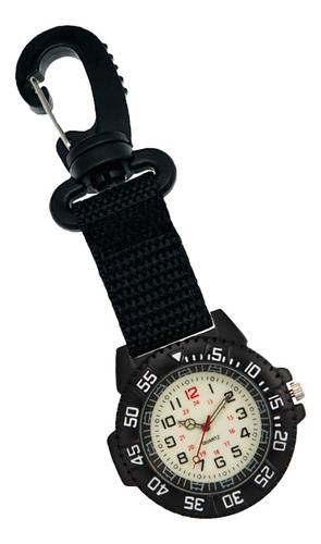 Reloj Con Mosquetón Luminous Compass Para Exteriores, Correa
