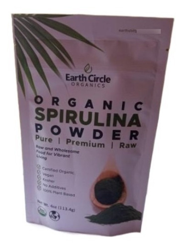 Spirulina Organica Powder Earth Circle Eeuu