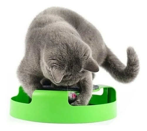 Juguete Gato Atrapa Ratón Juego Interactivo Para Mascota