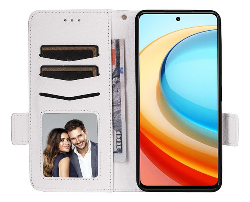 Funda Abatible Para Zte Nubia Focus 5g Pu Hebilla Lateral