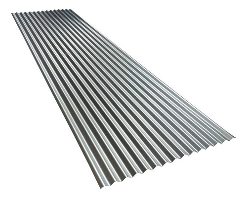 Chapa Acanalada Galvanizada Ecopanel X Metro Lineal 0.50m Ma