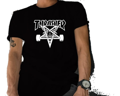 Polera Thrasher  Hombre Mujer Y Niños Unisex 100% Algodon