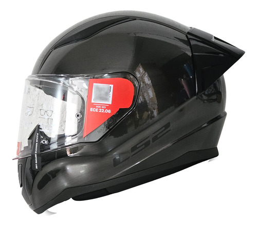 Casco Moto Integral Ls2 Rapid Ff353 Jeans Titanium Brillante Talla M (57-58 Cm)