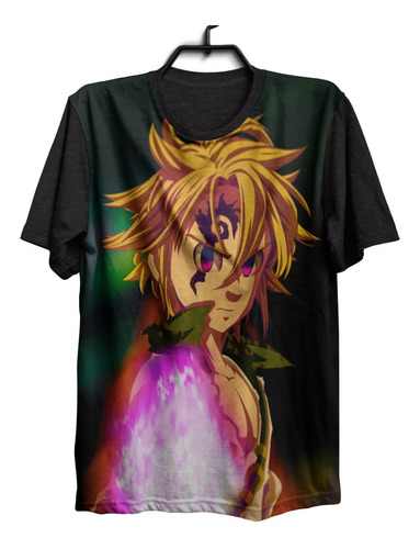 Camiseta Camisa  Anime 7 Pecados Nanatsu No Taizai Ban Elaine Meliodas Escanor  King Manga 22.