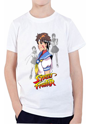 Playera Sakura Street Fighter