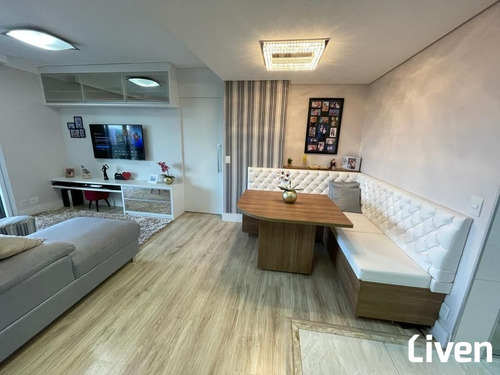 Imagem 1 de 20 de Maravilhoso Apartamento De 99m² Com 3 Dormitórios, Suíte E Varanda Gourmet Na Vila Industrial - 9047