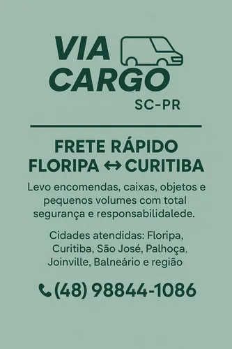 Frete Rápido Floripa X Curitiba
