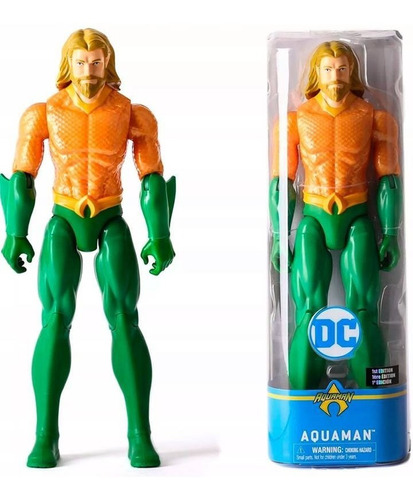 Figura Aquaman 30cm Liga De La Justicia Dc Comics De Lujo