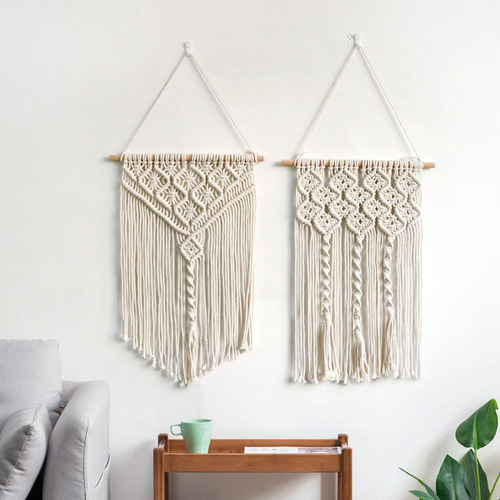 Tapiz De Macramé Para Colgar En La Pared, Estilo B