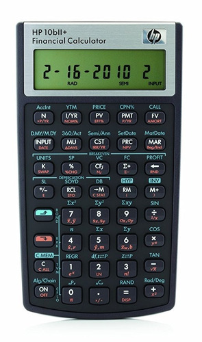 Calculadora Financiera Hp 10bii+