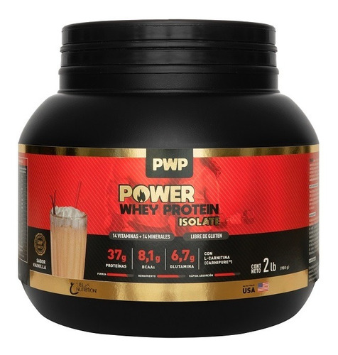 Pwp Power Whey Protein Isolate Vainilla 800g