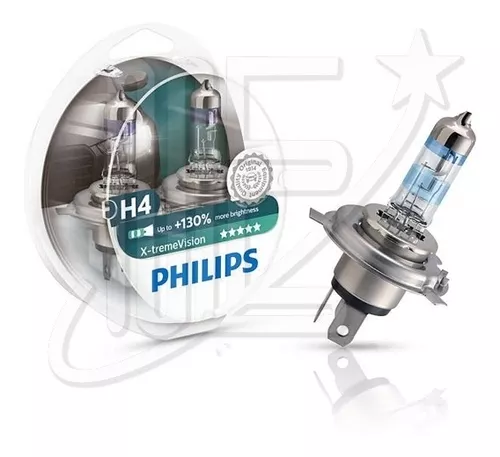 Lamparas Philips H7 Xtreme Vision +130% 55w 12v Auto Set X2