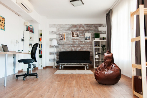 Sillón Puff Pera Premium Confortable Chocolate Color Capuchino