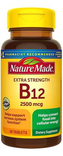 Vitamina B-12 Nature Made 2500 Mcg Paquete De 2