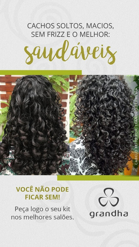Shampoo E Condicionador Grandha Vector Force Cachos Crespos