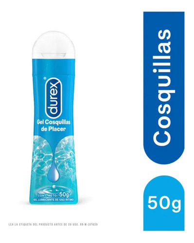 Durex Play Lubricante Gel Intimo Original H20 50 Ml. Pack 6