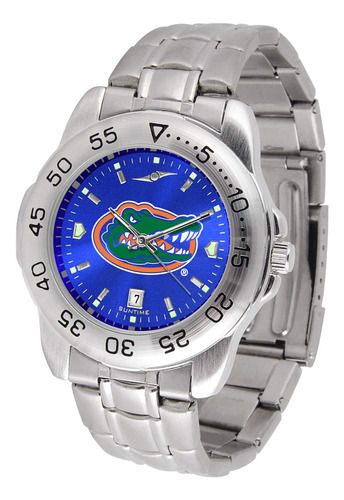 Suntime Florida Gators Reloj Deportivo De Acero Para Hombre