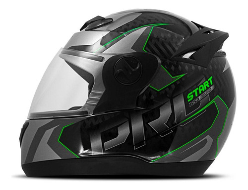 Capacete Evolution G7 Protork Pro Start Verde 56