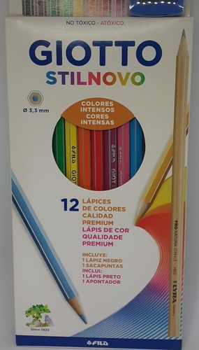Imagen 1 de 1 de Lapiz Color X 12 Largos Giotto