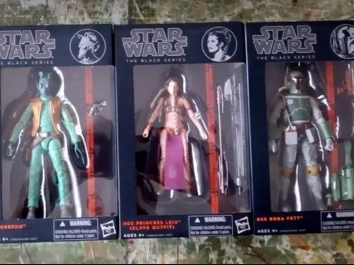 Star Wars Black Series Wave 2 Hasbro Boba Fett Greedo Solo (Usado)