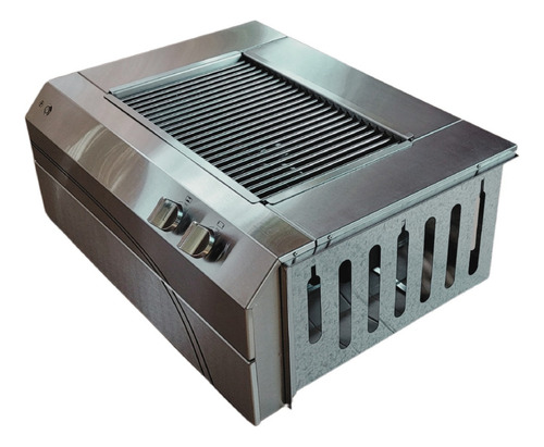 Churrasqueira Gourmet À Gas Embutir Inox Lucxgrill Lx75