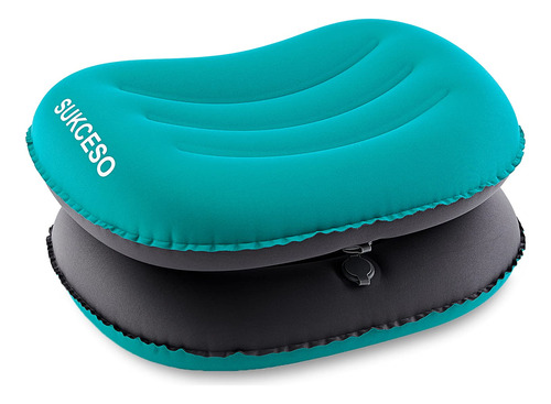 [paquete De 2] Almohada Inflable Ultraligera Para Acampar, C