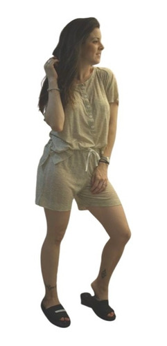 Imagen 3 de 5 de Short Alondra Morley De Algodon Verano Dama Pijama Jelue