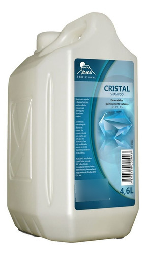 Shampoo Profissional Cristal Restaura Galão Yamá 4,6l