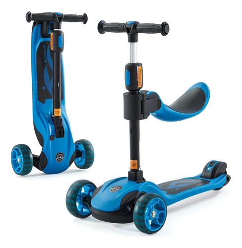 Glamup Kick Scooter De Altura Ajustable Para Niños De 2 A .