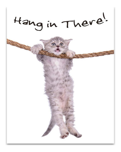 Hang In There - Póster De Aliento Con Cita Motivacional, Art