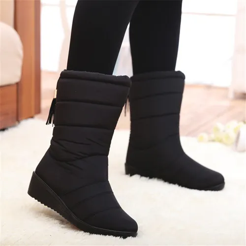 Botas De Nieve Impermeables Para Mujer Para El Fr o Invierno