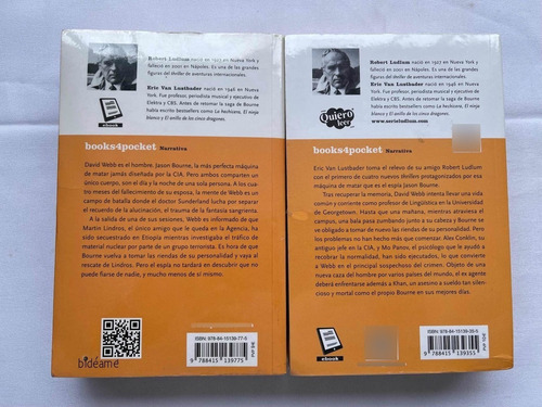 Bourne Saga Completa Robert Ludlum 6 Libros (Usado)