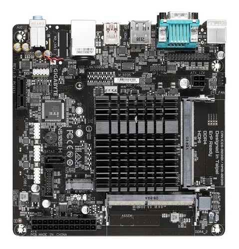 Imagen 5 de 5 de Motherboard N5105i H Gigabyte Con Procesador Celeron