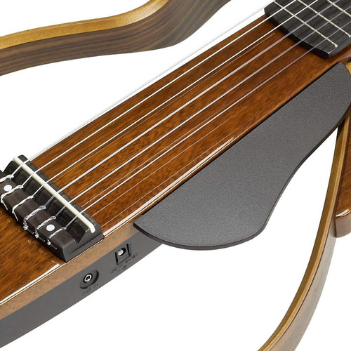 Violão Silent Elétrico Escala Em Ébano Nylon Yamaha Slg200nw
