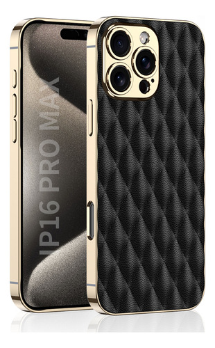 Funda De Cuero Galvanizado For iPhone Carcasa Dura A Prueb