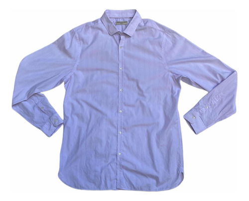 Burberry Camisa Líneas Lavanda L