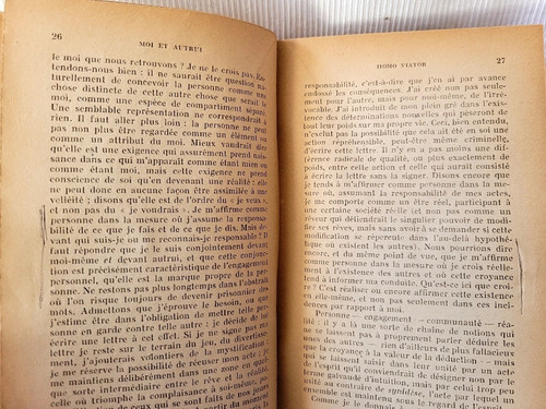Imagen 5 de 9 de Homo Viator Gabriel Marcel Ed Aubier Montaigne